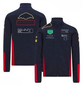 F1 Formule 1 Teamuniform Fan Racing-uniform voor heren Aangepaste trui met ritssluiting Casual sportwarme trui