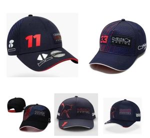 F1 Formula One Full Embroidered Logo Men's and Women's Outdoor Sports Sun Hats Same Style Customization