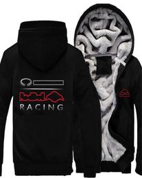 F1 Hoodie Autumn en Winter Fleece Zipper Jacket Windbreaker Motocross Motocross Hooded Jacket Sweatshirt Brand Sportswear Motorcycle Racing4782005