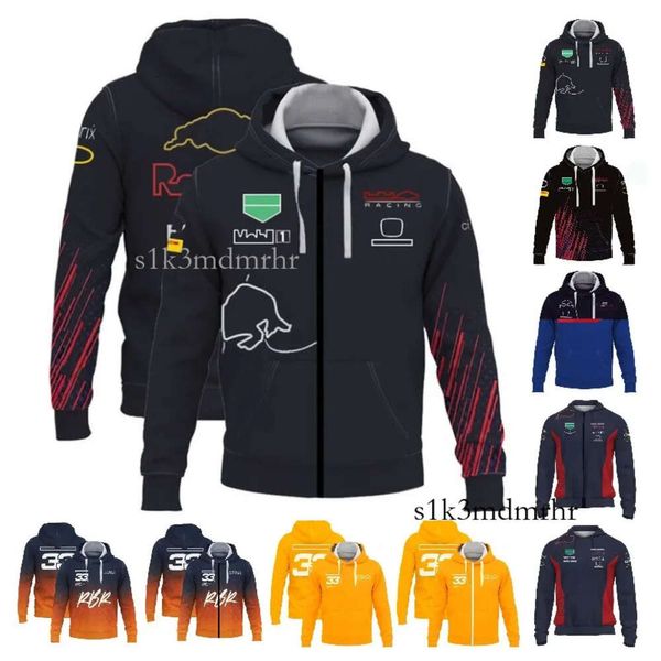 Sweat à capuche F1 pour hommes, veste de course avec fermeture éclair, sweat-shirt surdimensionné, maillot de Motocross, printemps-automne, 165