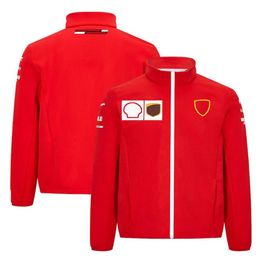 F1 Veste à manches longues Team Zip Sweat-shirt pour homme Casual Sports Racing Suit285R