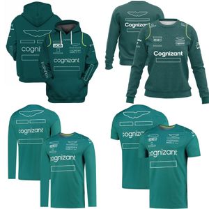 F1 Sudadera con capucha de manga larga Jersey 2023 Equipo de Fórmula 1 Sudadera con capucha Serie F1 Camiseta Racing Driver Moda casual Camisetas con cuello en O