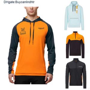 F1 McLaren Team Hoodie Jacket Automne and Winter Sweatshirt Sweatshirt Sweatshirt Racing Sweat Sweet Officiel Site Web Dernier Golf Classic IDB8