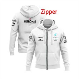 F1 Mercedes-AMG AUTOMNE Veste d'hiver Veste à capuche à capuche décontractée Sweatshirt Sports-shirts Sports Men de mode Hoodie9612833