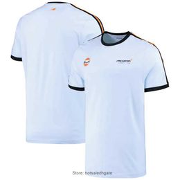F1 Nieuwe McLarens Stripe T Shirts 3D Print Men Women Casual Fashion Sports Short Sleeve Gulf Racing T-Shirt voor kinderen tot volwassen maten
