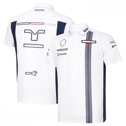 POLO F1, uniforme de l'équipe de Formule 1 pour hommes et femmes, T-shirt à revers de course peut être personnalisé 247l