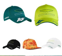 F1 Fórmula 1 gorra de carreras con logo bordado completo sombrero para el sol venta al contado