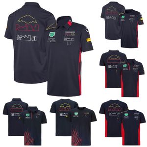 F1 Racing Driver T-shirt Formule 1 Team T-shirts racesport Zomer Casual Revers Poloshirt Polyester Sneldrogend Motocross Jersey