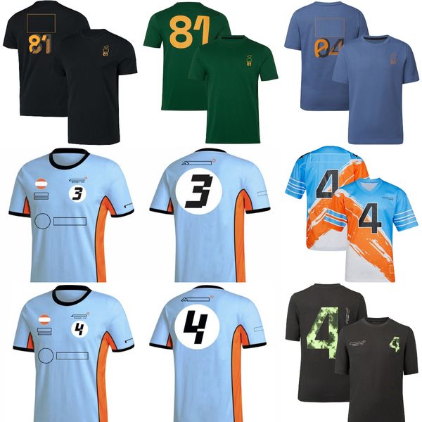 Camiseta especial para fanáticos de las carreras de F1 Camiseta con logotipo del equipo de Fórmula 1 Camiseta de marca para hombre Camiseta de manga corta para deportes extremos Camiseta transpirable