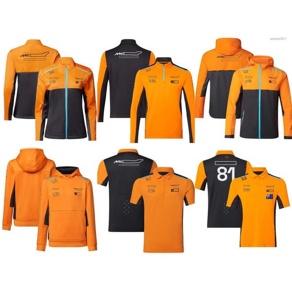 Polo à manches courtes à manches courtes F1 Racing Racing Racing Windbreaker.Les chemises sont personnalisées avec le même style xjjz 0rus