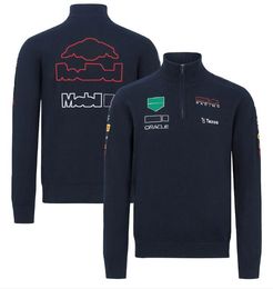 Maillot de course F1 2022 nouvelle veste d'équipe pull à glissière la même coutume