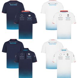 F1 Racing Camiseta del equipo para hombre Camiseta de Fórmula 1 Polo para piloto Camiseta para fanáticos de las carreras de verano Tops con cremallera Camiseta unisex de talla grande personalizada