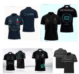 F1 Racing Polo Jersey Summer Team Lapel T-shirt Same style personnalisé