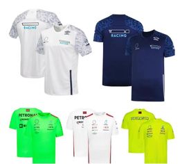 Chemises de course F1, polo d'été à manches courtes, le même style personnalisé