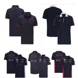 F1 Racing Racing à manches courtes T-shirt Summer Team Lapel Polo