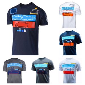 T-shirt à manches courtes de course F1, Polo d'équipe d'été, même Style personnalisé