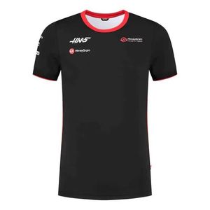 F1 Racing Suit 2023 Nieuwe Hass Team Magnusson Dezelfde Zomer Heren T-shirt Met Korte Mouwen Poloshirt Maatwerk