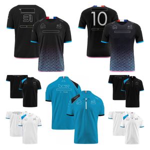 F1 racepak 2023 nieuwe teamcoureur Poloshirt T-shirt korte mouwen heren zomer op maat sneldrogende kleding