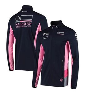 F1 racepak jas lange mouwen jas herfst en winter outfit match point team jas warme trui formule een autopak custo306O