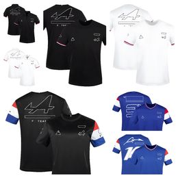 Costume de course F1 Nouveau coureur à manches courtes T-shirt Costume d'équipe personnalisée pour hommes