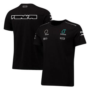 F1 racepak nieuw team T-shirt met korte mouwen voor heren en dames, fankleding, aangepaste auto-overalls251e