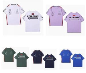 Costume de course F1, t-shirt à manches courtes pour équipe d'été pour hommes, même Style, personnalisé