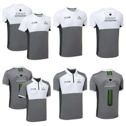 F1 Racing Suit Team Rapel Polo Shirt Mens Plus Size Short Sleeve T-Shirt Outdoor Leisure Sports Sneldrogende kleding