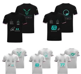 Camiseta F1 Racing Camiseta de manga corta del equipo de verano para hombre y mujer con la misma personalización