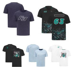 T-shirt de course F1, maillot à manches courtes de l'équipe d'été, même Style, personnalisé