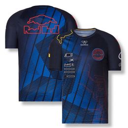 F1 Racing Team Uniforme 2022 Team Driver T-Shirt Formula One Short Sleeve Racing Suit Casual Sports Col rond T-Shirt261B