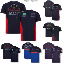 F1 RedBulls T-shirt Nieuwe Seizoen Formule 1 Team Uniform T-shirts Korte mouwen Sneldrogende Tops Zomer Heren Motorrace T-Shirts Jersey