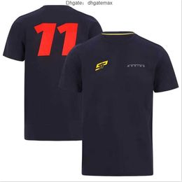 F1 RedBulls T-Shirt Poloshirt Formel 1 Rennteam-Uniform Team-Trikot kurzärmeliger individueller Rennanzug Sommer F1-Fan-T-Shirt 2022 Sommer neue Produktanpassung