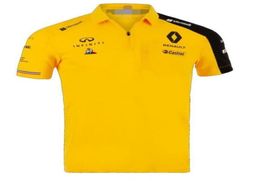 F1 Renault 2019 Renault 2019 Shortsleeved Polo Shirt Rapel T -shirt Team Racing Suit Polyester QuickDrying hetzelfde Custom3508132