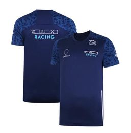 F1 seizoen team gezamenlijke T-shirt met korte mouwen autofan racepak heren en dames zomer autocultuuroveralls kunnen worden aangepast