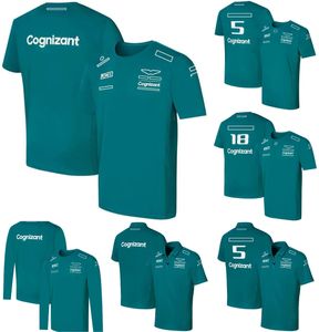 Camiseta de piloto de F1 para hombre, Polo de equipo de Fórmula 1, camiseta de manga corta de verano para fanáticos de las carreras de F1, camiseta informal de moda, Jersey de gran tamaño