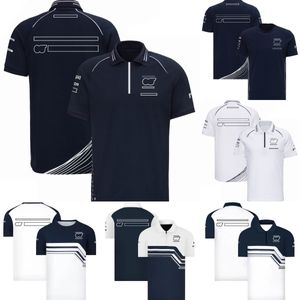 F1 T-shirt Formule 1 2022-2023 T-shirt de pilotage de saison Polo Polo Team Summer Mens Fashion T-shirts à manches courtes respirantes