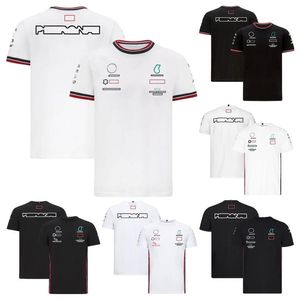 F1 T-shirt Formula 1 Racing Suit T-shirts Équipe d'été à manches courtes en polyester Tops à séchage rapide Chemises Le même style Car Workwear Cu316Y