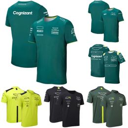 F1 T-shirt Formula 1 Racing T shirt Team Uniform Car Fans Casual Short-sleeved Summer Mens and Womens T-shirts Jersey Customizable