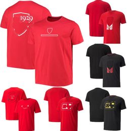 F1 T-shirt Formule 1 Team 1929 Herdenkingsmunt T-shirts Racing Fans Casual Mode O Hals Korte Mouw Zomer Mannen Plus size Rode T-shirt