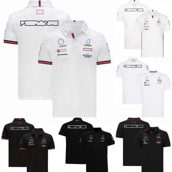 T-shirt F1 Formula 1 Team Polos Racing T-shirts Séchage rapide Manches courtes Été Nouveaux vêtements F1 Uniforme d'équipe pour hommes Workwe300R