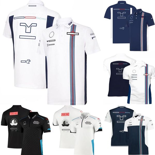 F1 T-shirt Formula 1 Team Racing Polo Camisa de manga curta verão masculina de secagem rápida Oversized Tops Esportes ao ar livre Casual292o