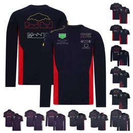 F1 T-shirt Formula 1 Team T-shirt à manches courtes Pilote Revers Polos Tops Été Nouveaux Hommes Racing T-shirt à manches longues Je242S