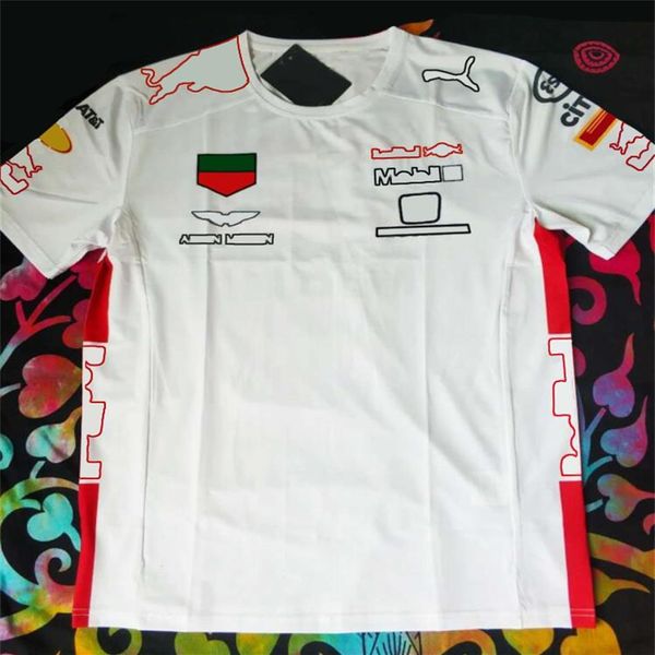 F1 T Shirt Formula One Racing Service Car Rally Car T-shirt à manches courtes Car Corporation Team Work Service Upper232r