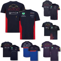 F1 T-shirt Nieuwe Seizoen Formule 1 Team Uniform T-shirts Korte mouwen Sneldrogende Tops Zomer heren Motorrace T-Shirts Je189a