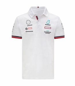 F1 T-shirt raprapel Polo shirt Formule 1 fans korte mouwen Tops Autocultuur Sneldrogende kleding kan worden aangepast