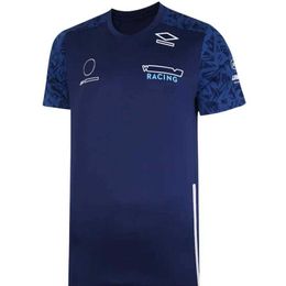 F1 T-shirt racepak 2021 nieuw team heren revers met korte mouwen Poloshirt autooverall Formule 1-team op maat gemaakt met de 237i
