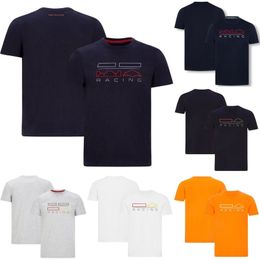 F1 T-shirt Team T-shirts Formule 1 Black Racing T-shirts Extreme Sports Fans de sport Round Neck Drying Jersey Court-manche