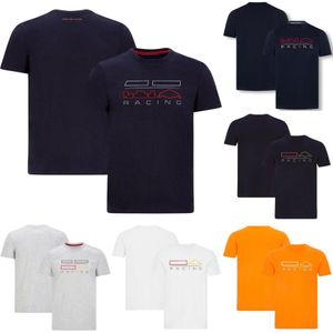 F1 T-shirt Team T-shirts Formule 1 Black Racing T Shirts Extreme Sports-fans Round Neck Quick Drying Jersey Korte mouwen