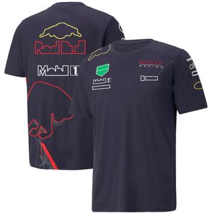 F1 Camisetas Fórmula 1 Equipo de carreras Summer Mangas cortas Ventilador personalizado