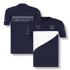 T-shirts F1 T-shirts de l'équipe de formule 1 pour hommes, costumes de course pour fans de voitures de sport, 234U